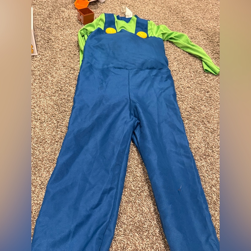 🍉Blue and Green Luigi Overalls